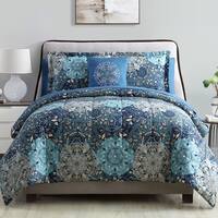 Northwest MLB Kansas City Royals Rotary Queen Bed In a Bag Set