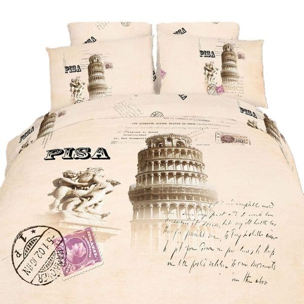 Shop Dolce Mela Luxury Cotton Bedding Pisa 6 Piece Duvet Cover Set