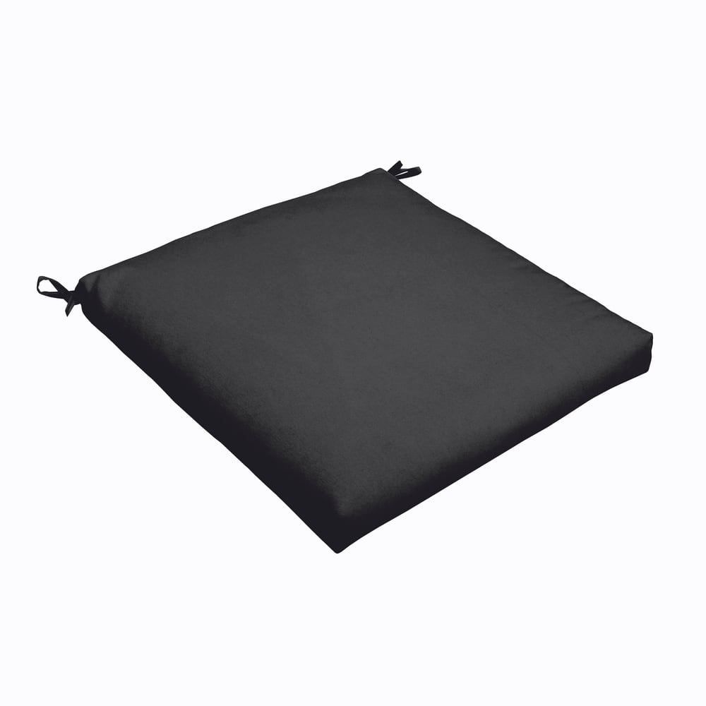 Shiel Sunbrella Black Indoor/ Outdoor Chair Bristol Cushion