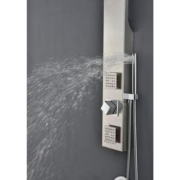 Valore Effusion Easy Install Shower Panel Silver Bed Bath & Beyond