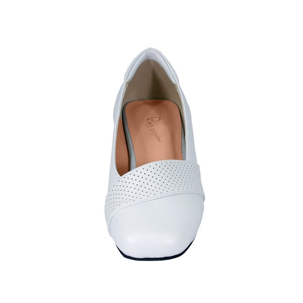 wide width low block heels