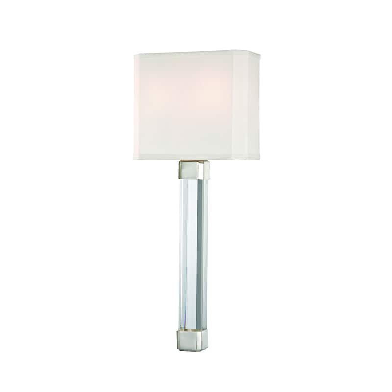 Hudson Valley Larissa 2-light Polished Nickel Wall Sconce