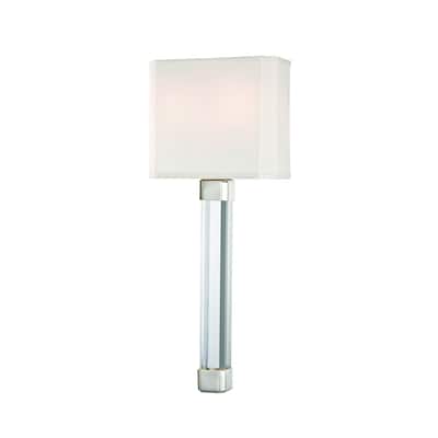 Hudson Valley Larissa 2-light Polished Nickel Wall Sconce