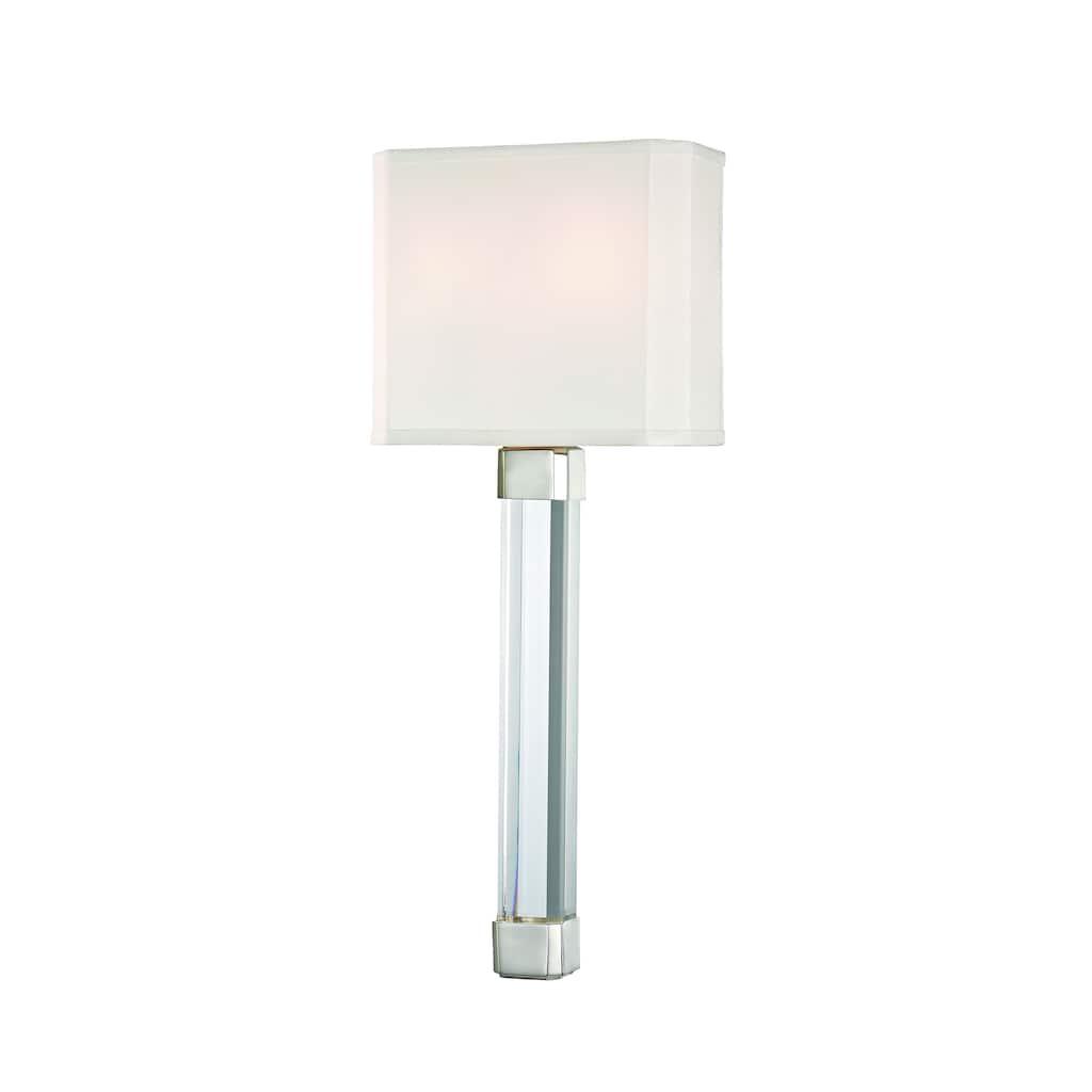 Hudson Valley Larissa 2-light Polished Nickel Wall Sconce