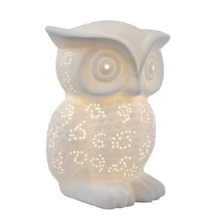 Nursery Lamps Find Great Decor Deals Ping At Simple Designs Porcelain Wise Owl Shaped Animal Light Table Lamp