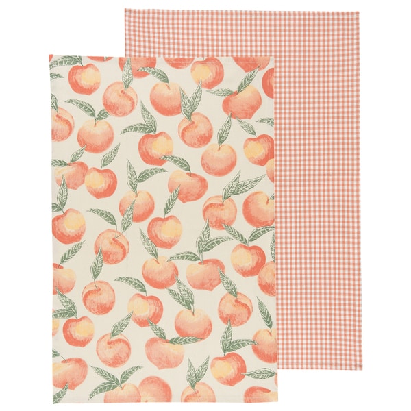 peach dish towels