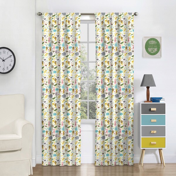 Eclipse Kids Jungle Party Blackout Window Curtain Free Shipping On