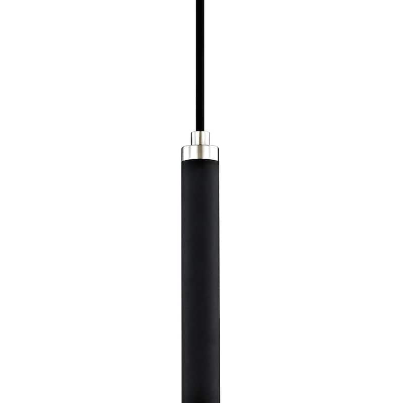 Breton LED Polished Nickel Pendant