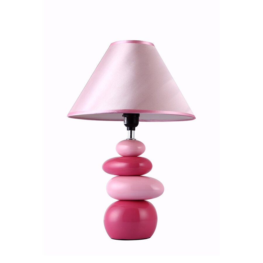 bright pink table lamp