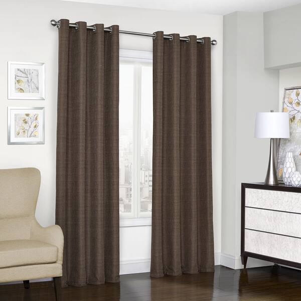 Shop Eclipse Trevi Blackout Grommet Window Curtain Panel On Sale