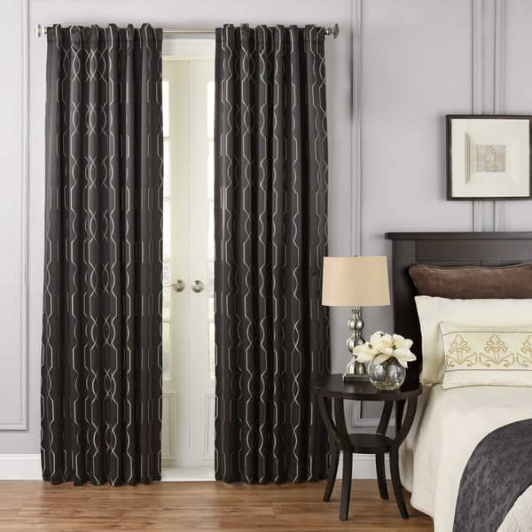 slide 2 of 17, Beautyrest Yvon Blackout Window Curtain Panel - 52X95