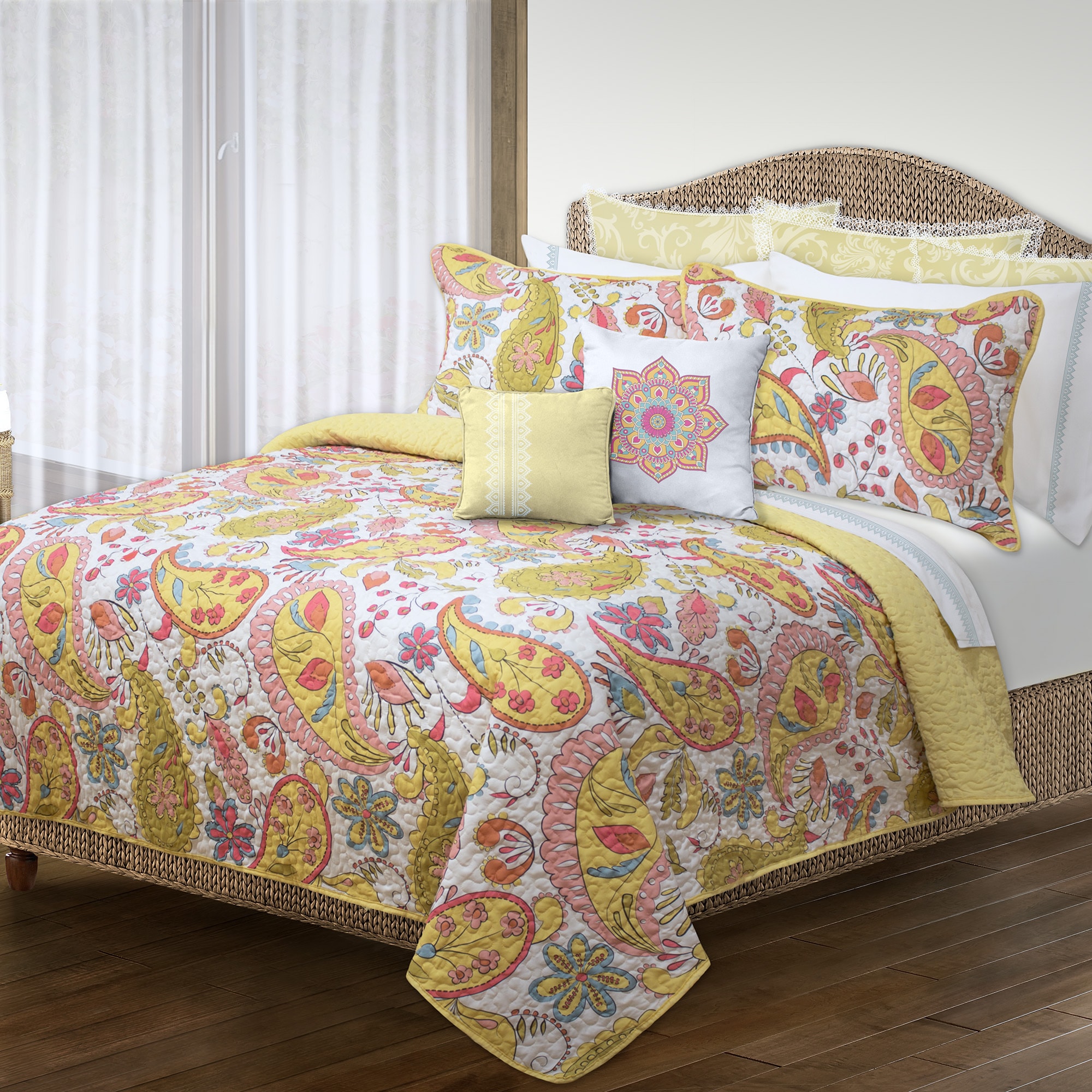 Shop Bliss Printed Quilt And Sham Set On Sale Overstock 14664313
