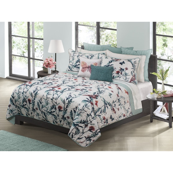 Eden Printed Fl 3 Piece Quilt Set On Free Shipping Eden Printed Fl 3 Piece Quilt Set On Free Shipping Today 14664390