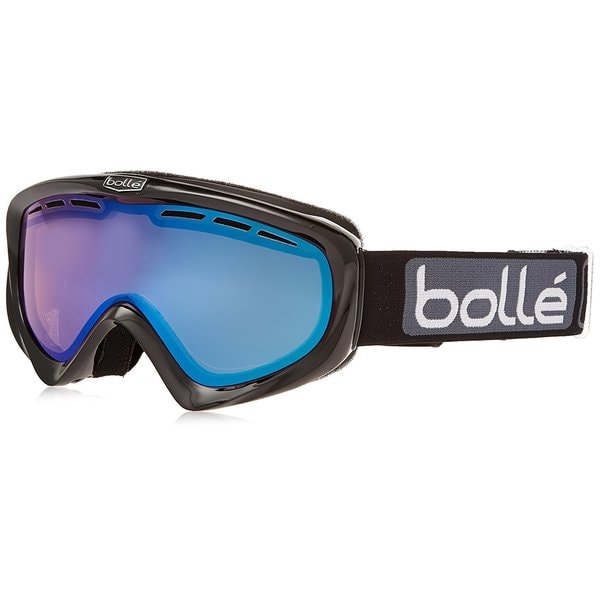 Bolle Unisex 20850 Y6 OTG (Shiny Black/Vermillion Blue) Snow Goggles