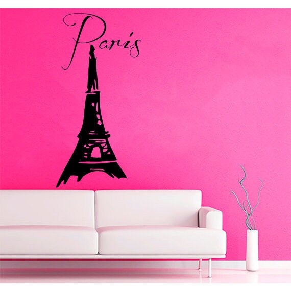 Shop Eiffel Tower Paris Wording France Dream Interior Home Decor