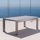 Cape Coral Outdoor Aluminum Coffee Table by Christopher Knight Home - Thumbnail 0