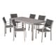 Cape Coral Outdoor Rectangle Aluminum 7-piece Dining Set by Christopher Knight Home - Thumbnail 2