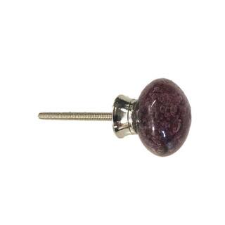 Shop Purple Glass Grape Bubbles Round Drawer Cabinet Pulls Pack