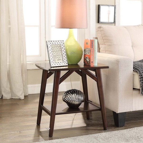 Briarwood Home Decor Espresso-finish Wood End Table