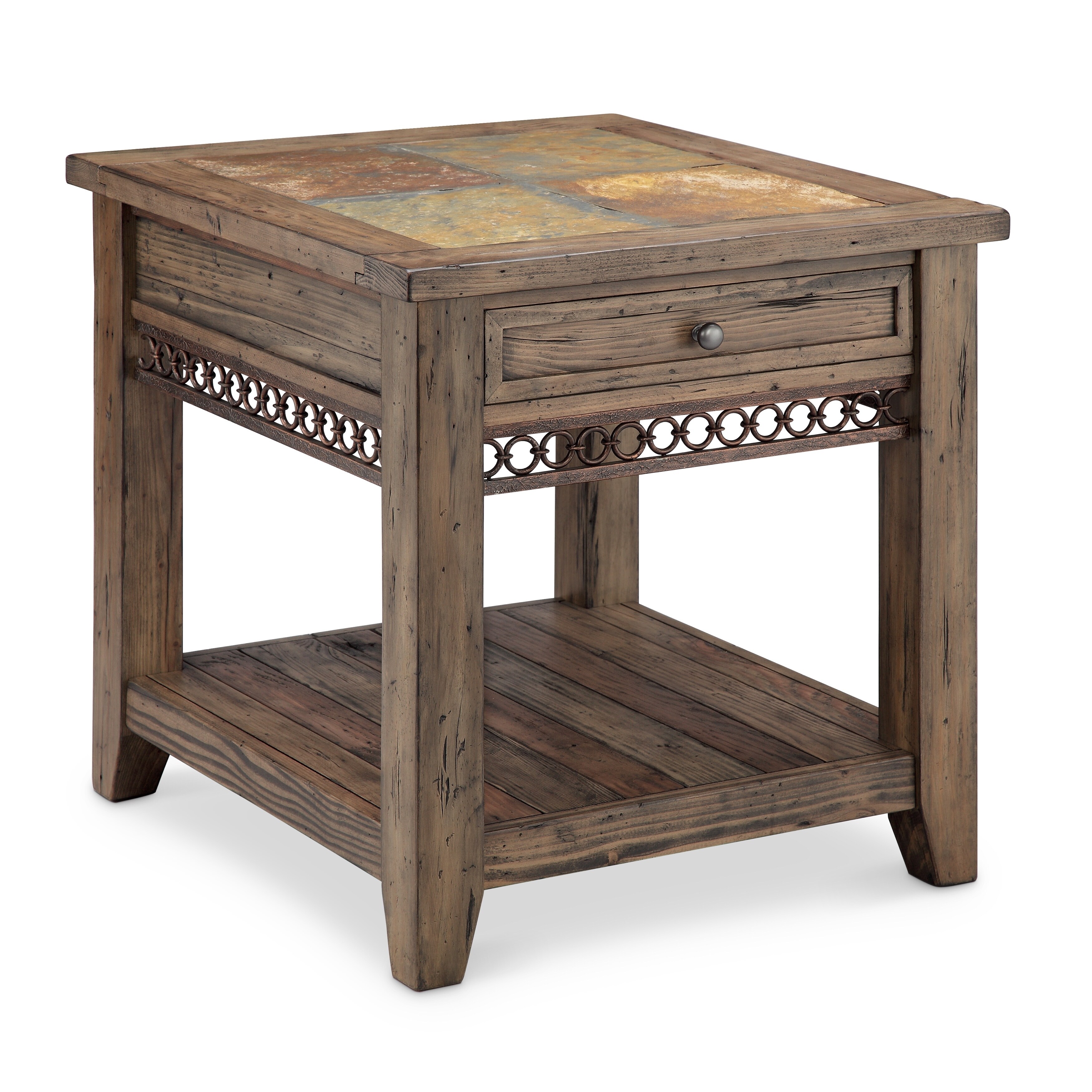 slate top side table