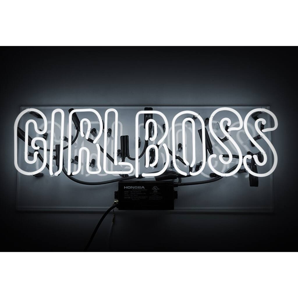 Oliver Gal "Girl Boss" 24-inch Neon Sign