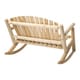 preview thumbnail 4 of 5, Bestar White Cedar 4' Settee Rocker