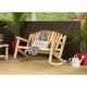preview thumbnail 1 of 5, Bestar White Cedar 4' Settee Rocker