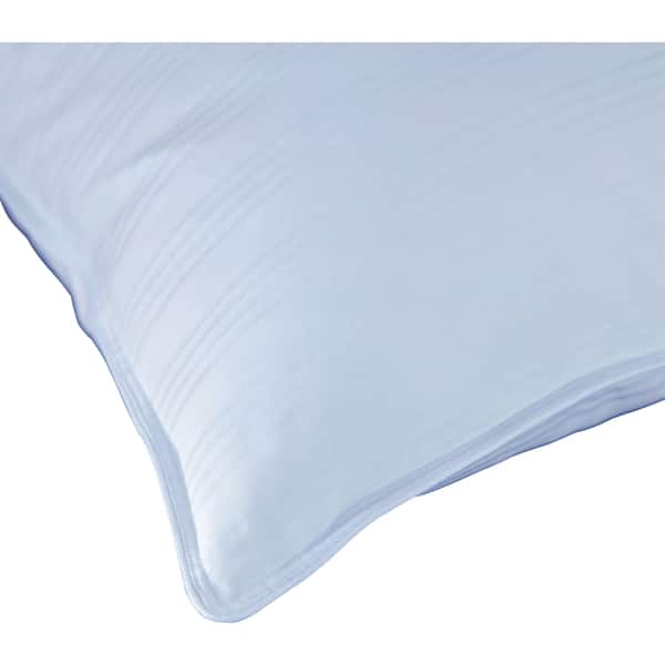 Shop Extra Soft Stomach Sleeper Blue Damask Cotton White Down