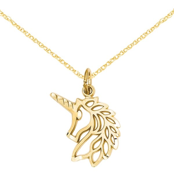 14K White Gold /& Yellow Gold Jewelry Pendants /& Charms Solid 15 mm 24 mm Believe Angel Pendant