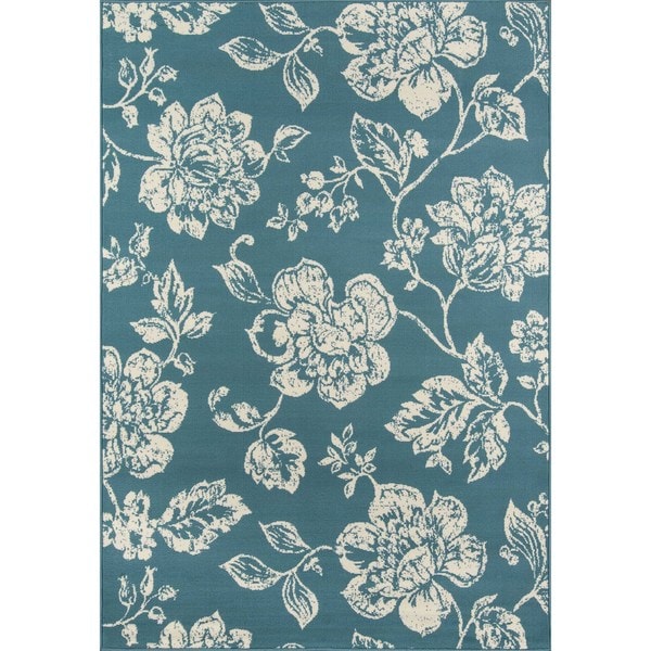 Momeni Baja Floral Blooms Indoor/Outdoor Area Rug - 6'7" x 9'6"