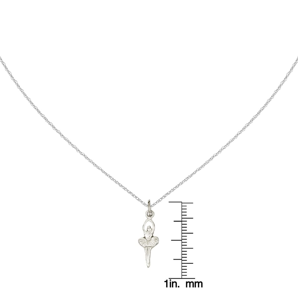 14k Yellow Gold Treble Clef Charm Pendant 20mmx6mm