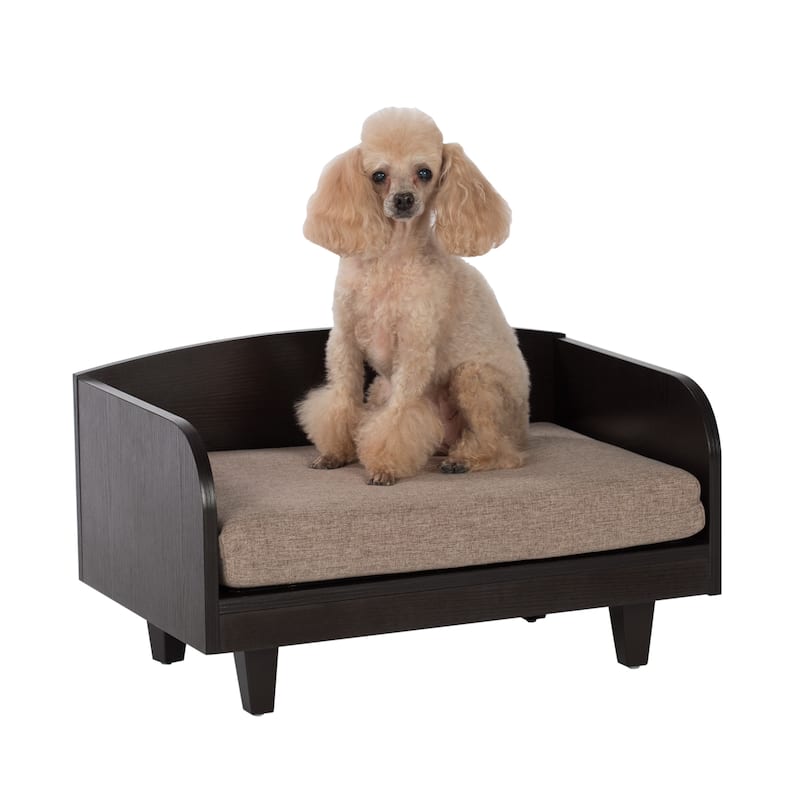 Studio Designs Paws and Purrs Raised Pet Bed - EXPRESSO