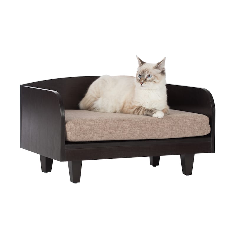 Studio Designs Paws and Purrs Raised Pet Bed - EXPRESSO