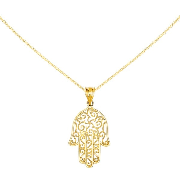 14k gold egyptian pendant
