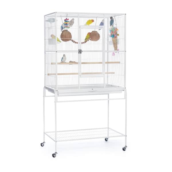 Prevue Pet Products Wrought Iron Flight Cage With Stand Overstock 14679181