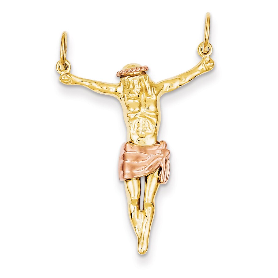 14K Rose-and-Yellow-Gold Two-tone Rose Corpus Pendant