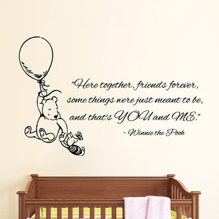 Winnie the Pooh Wall Decal Quote Vinyl Sticker Nursery Baby Room Decor ZX208 Winnie the Pooh Wall Decal Quote Vinyl Sticker Nursery Baby Room Decor ZX208