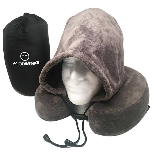 Shop Best Luxury Grey U Shaped Memory Foam Hoodie Neck Pillow