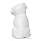 preview thumbnail 3 of 3, Simple Designs Porcelain Puppy Dog Shaped Table Lamp, White - 6.43"L x 7.21"W x 10.3"H
