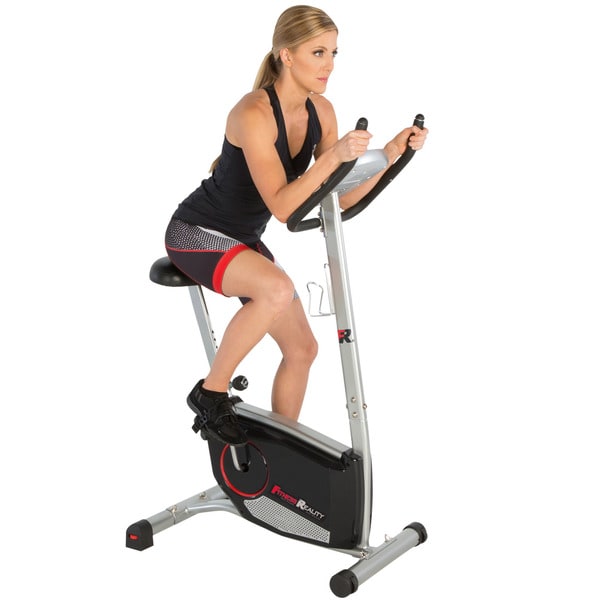 exercise bike with programmed workouts