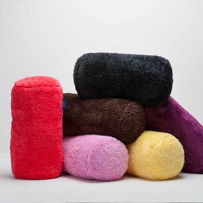 Berkshire Blanket Extra-Fluffy Short Bolster Throw Pillow