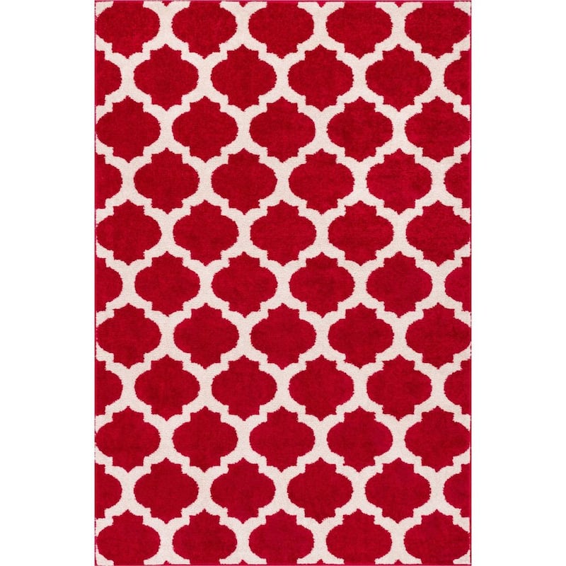 Well Woven Modern Trellis Lines Area Rug - 7'10" x 9'10"