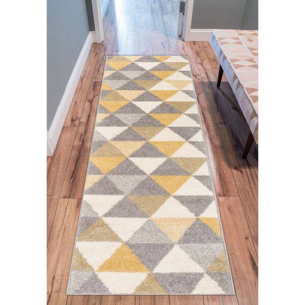 2'3 x 7'3 Well Woven Ventova Grey Tribal Geometric Runner Rug 2x7 2'3 x 7'3 Well Woven Ventova Grey Tribal Geometric Runner Rug 2x7