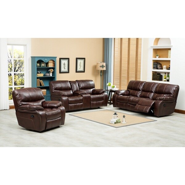 Ewa Air Leather Reclining Sofa Loveseat And Rocker