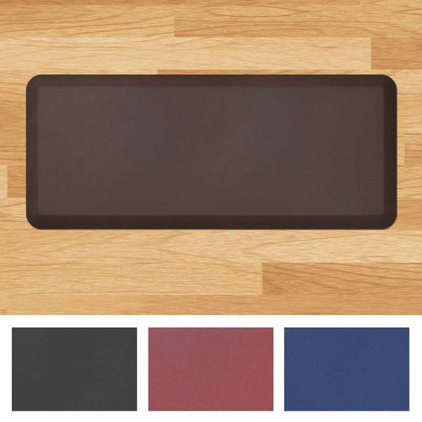 Designer Comfort Leather-grain Anti-fatigue 20 x 48-inch Floor Mat - 1'8" x 4'