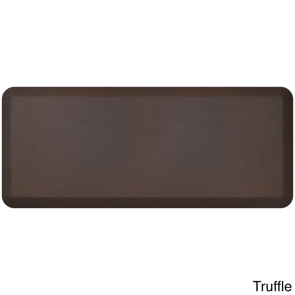 Designer Comfort Leathergrain Anti-Fatigue Kitchen Mat - 1'8" x 4' - 1'8" x 4'