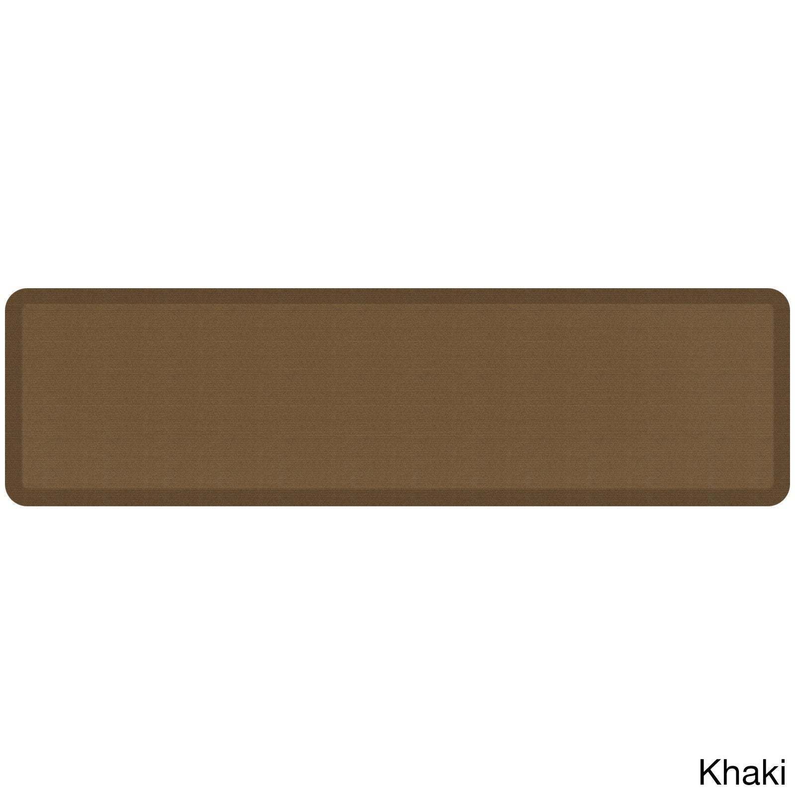 Newlife by GelPro 20 x 72 Designer Comfort Mat in Grasscloth Pecan