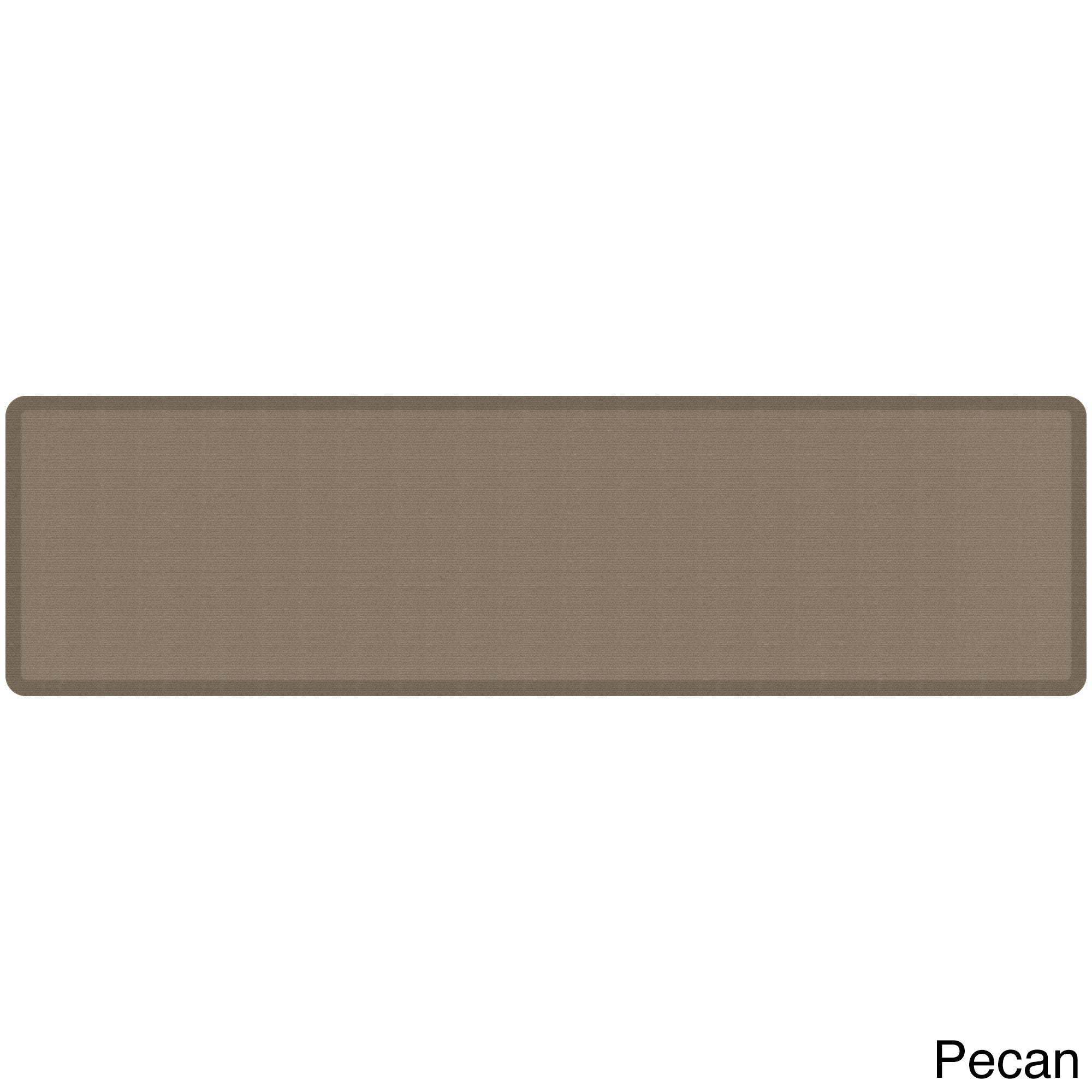 Newlife by GelPro 20 x 72 Designer Comfort Mat in Grasscloth Pecan