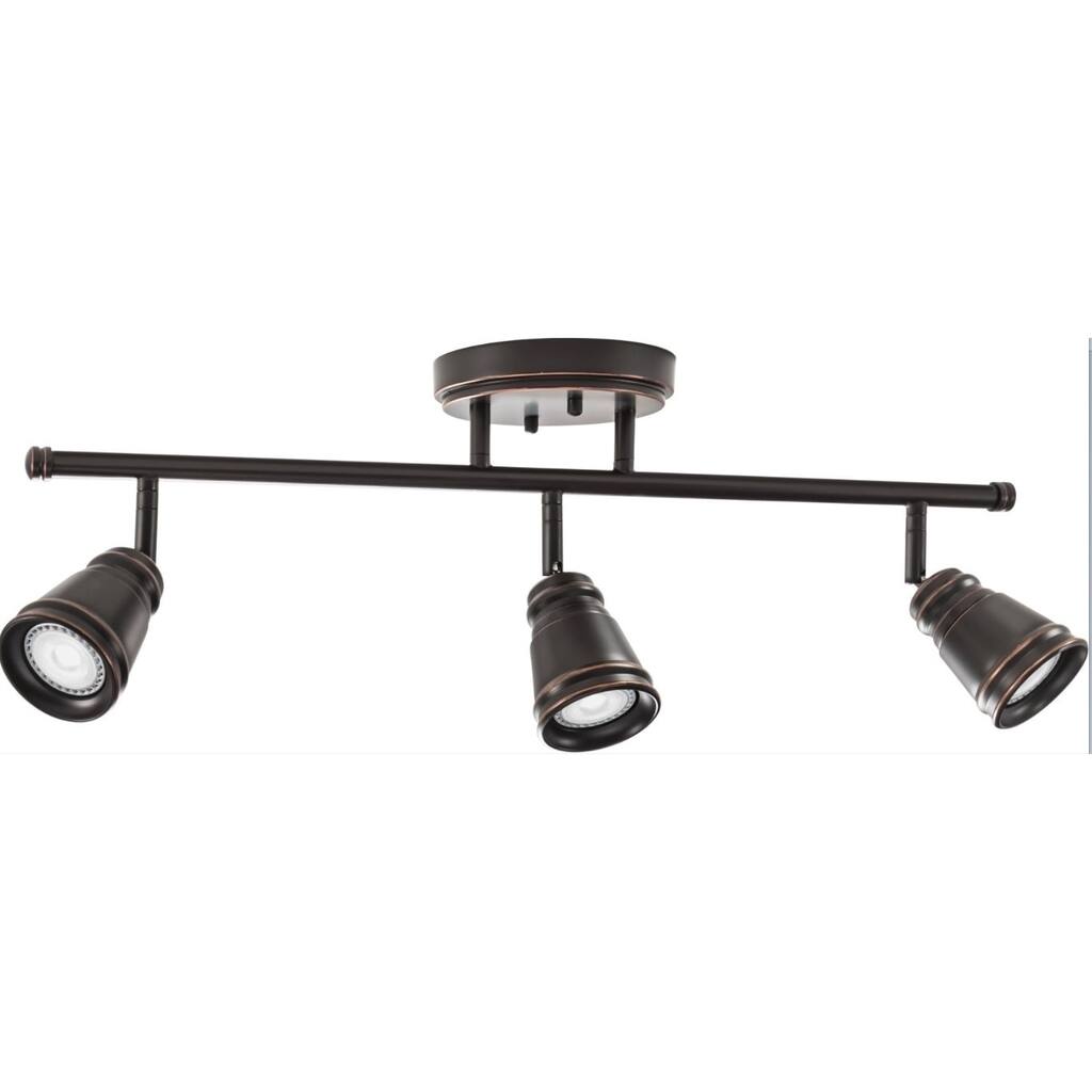 Lithonia Lighting - LED 3 Head Peppermill Fixed Track Kit, 21W, Oil rubbed Bronze