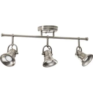 Modern Contemporary Track Lighting Online At Lithonia Lighting Brushed Nickel Led 3 Head Flare Skirt Fixed Track Light Kit